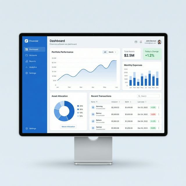 Sparkompass Dashboard Visualisierung